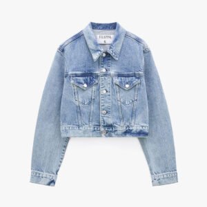 Men\'s Classic Denim Jacket-Motorcycle Edition